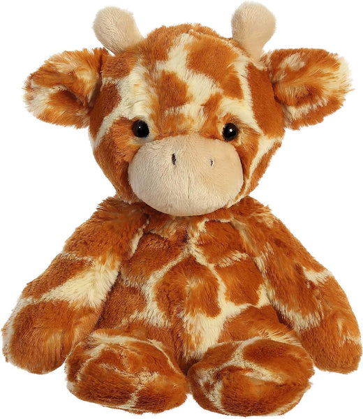 Aurora® Snuggly Sweet & Softer™ Cow Stuffed Animal - Comforting Companion - Imaginative Play - White 9 Inches
