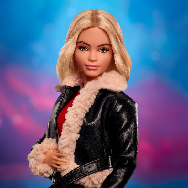 Barbie Ruby Sunday Doll, Dr. Who Collectible Inspired by The Series’ 14th Season with Doll Stand & Certificate of Authenticity