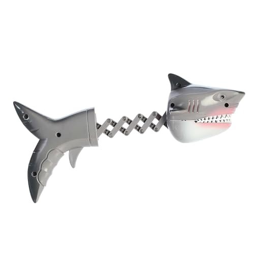 Aurora® Toys Engaging Shark Grabber Toy - Endless Fun - Screen-Free Entertainment - Grey 8 Inches