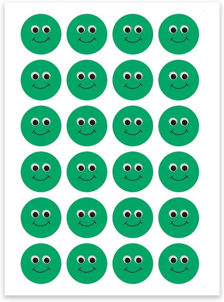 Hygloss Products Visual Behavior Stickers - Incentive Stickers for Students & Kids - Fun Traffic Light Colors - Red, Yellow & Green - 1” Stickers - 3 Sheets - 72 Stickers Per Pack