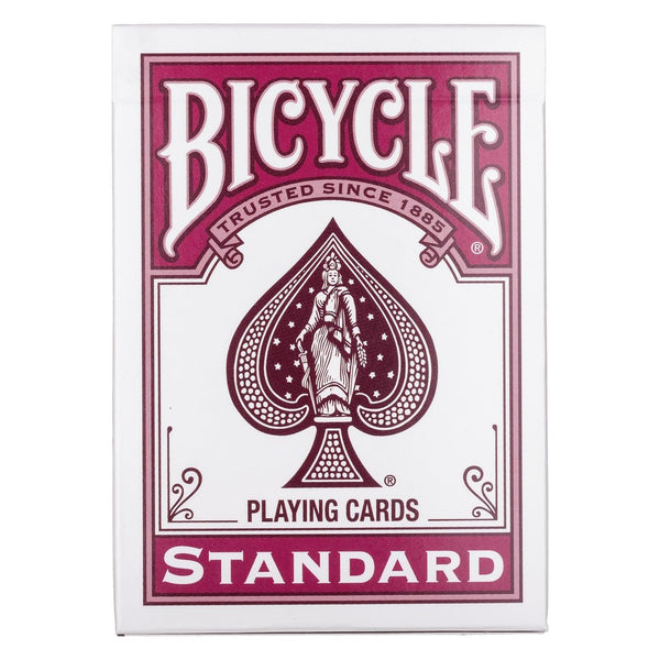 Bicycle Color Series #6 Burgundy Playing Cards, Poker Size Standard Index