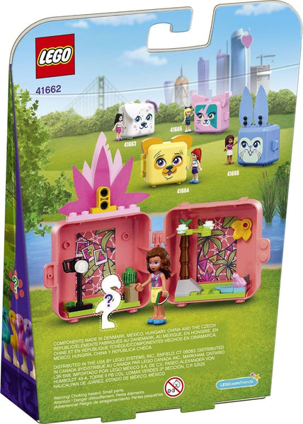 LEGO Friends Olivia's Flamingo Cube 41662 Building Kit; Includes Flamingo Toy and Mini-Doll Toy; Portable Playset Makes Great Creative Gift, New 2021 (41 Pieces)