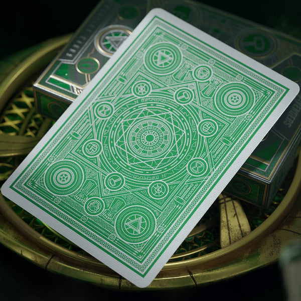 theory11 Avengers Green Edition Premium Playing Cards - Marvel Studios' The Infinity Saga Deck, Poker Size Standard Index