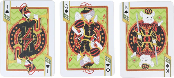 Nutcracker Ballet Inspired Bicycle Playing Cards - Red and Green 2 Deck Set with Exclusive Art - Ideal Nutcracker Gifts for Dancers and Collectors