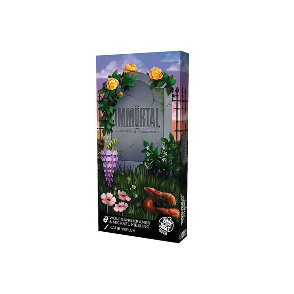 Trick Or Treat Studios - Immortal - A Graveyard Floral Puzzle Game of Final Arrangements, Strategy Tile-Placement Board Game, 2-6 Players Ages 14+