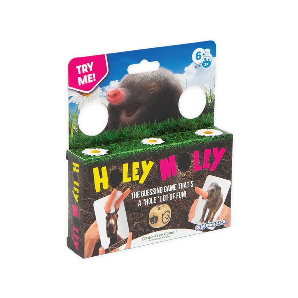 PlayMonster Holey Moley - The Guessing Game That's A "Hole" Lot of Fun, 2+ Players Ages 6+
