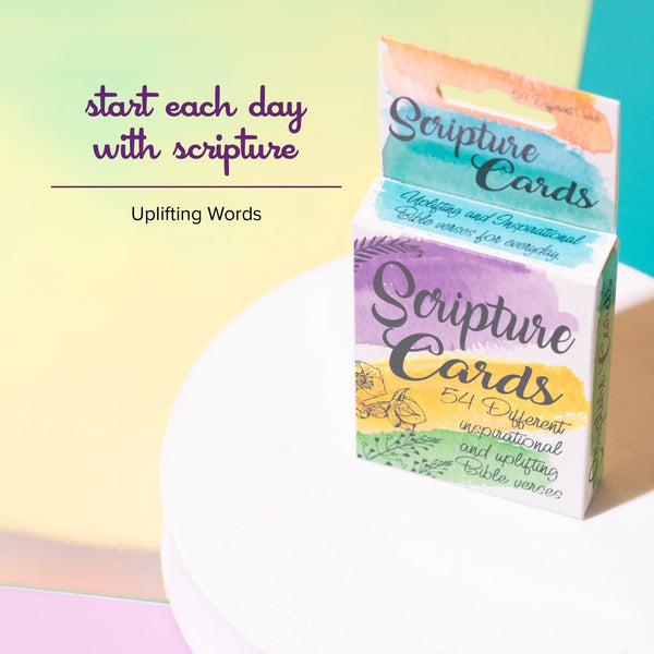 Kalan English Bible Verse Cards for Studying and Praying - Mini Scripture Cards with Bible Verses for Everyone, Bible Study Supplies and Prayer Reminders.