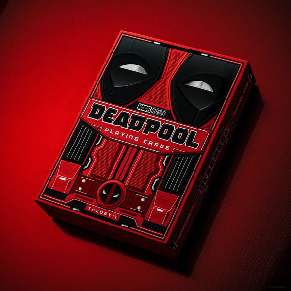theory11 Deadpool Premium Playing Cards, Poker Size Standard Index