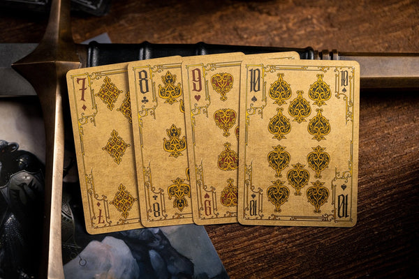 Kings Wild Project Frazetta Paintings Luxury Playing Cards - Standard Edition, Frank Frazetta Art Deck, Collectible, Poker Size, Custom Index & Gold Foil Finish