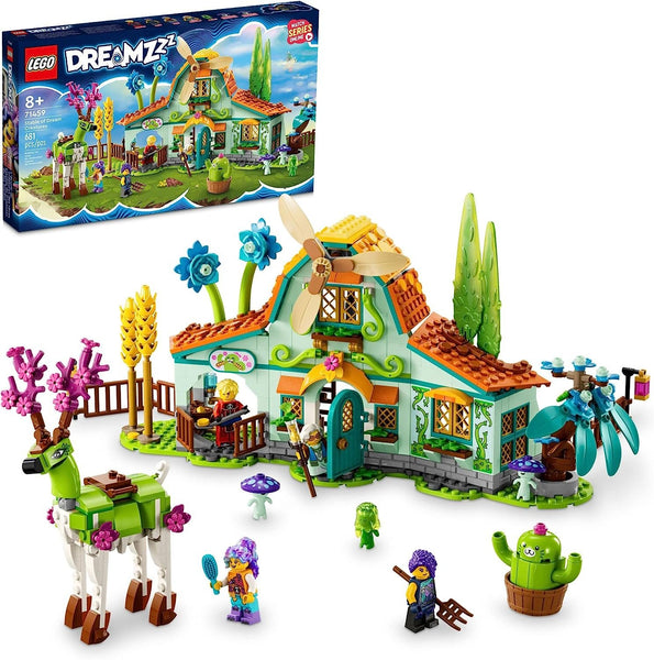 LEGO DREAMZzz Stable of Dream Creatures 71459 Fantasy Animal Toy Set for Kids, 2 Building Options to Create Mythical Flying Pegasus or Forest Guardian, Unique Gift for 8+ Year Olds