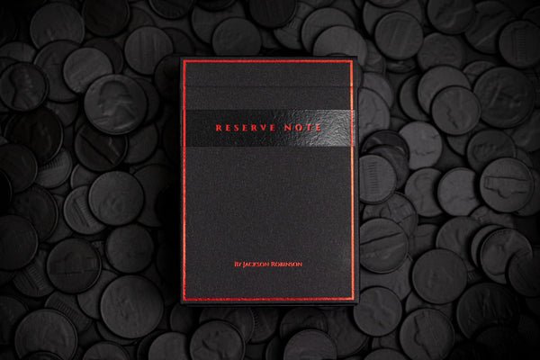 Kings Wild Project Black Reserve Note Luxury Playing Cards – Standard Edition, Poker Size, Custom Index, Collectible Deck