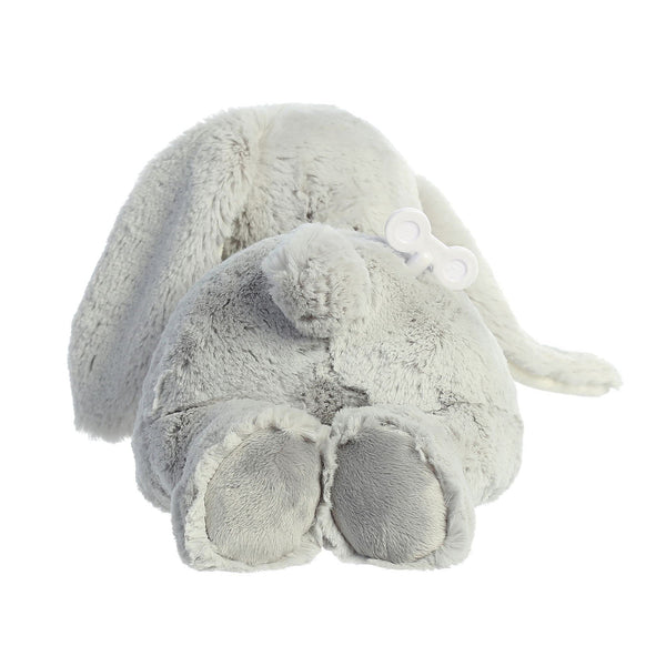 Ebba™ - Dewey™ - 11.5" Bunny Wind Up Musical Plush Stuffed Animal, Grey