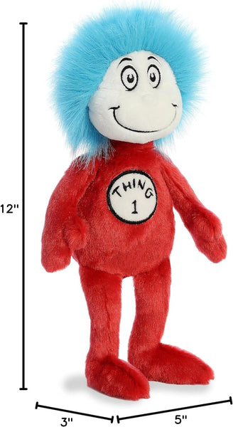 Aurora® Whimsical Dr. Seuss™ Thing 1 Stuffed Animal - Magical Storytelling - Literary Inspiration - Red 12 Inches
