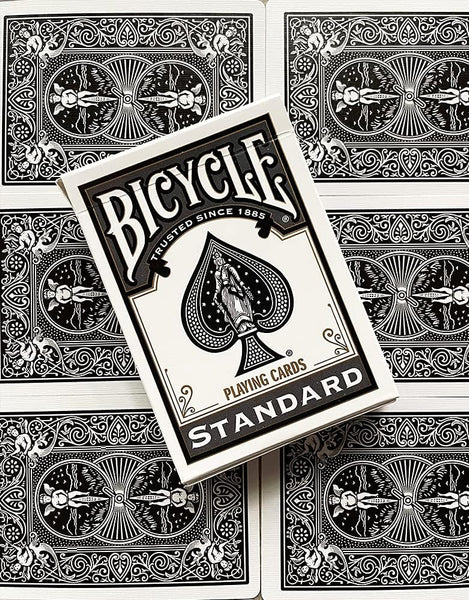 Bicycle Standard Index (Black/Red), Pack of 4