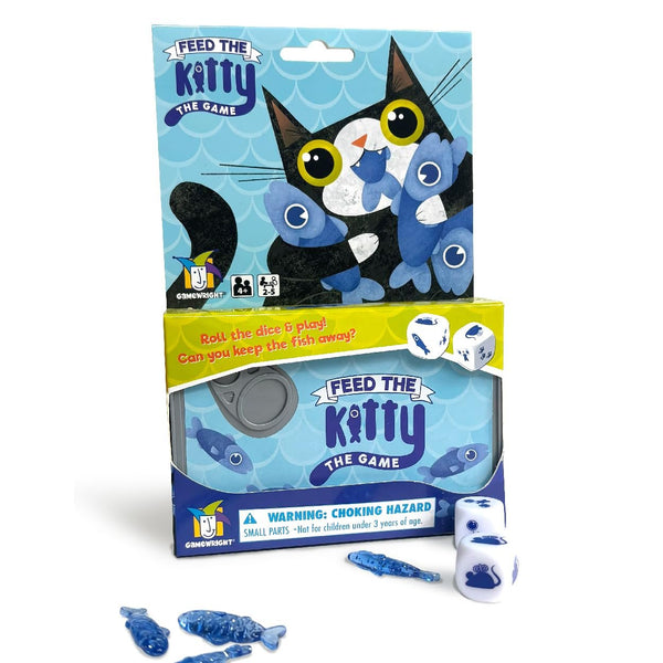 Gamewright - Feed The Kitty - A Delicious Game of Mice and Dice, 2-5 Players Ages 4+