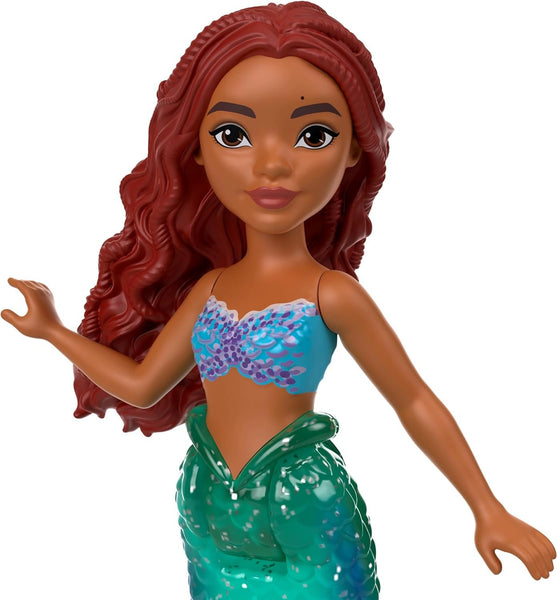 Disney The Little Mermaid Ariel Small Doll Mermaid with Signature Tail, Toys Inspired by the Movie
