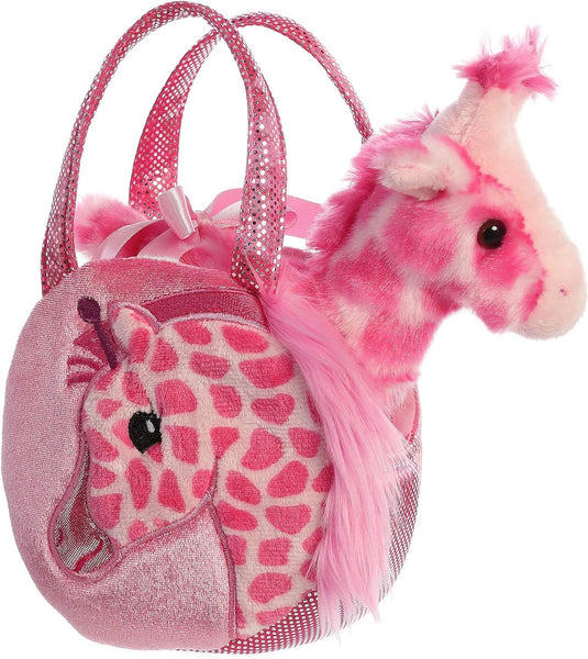 Aurora® Fashionable Fancy Pals™ Jungle Bundles Giraffe Stuffed Animal - On-The-go Companions - Stylish Accessories - Multicolor 7 Inches