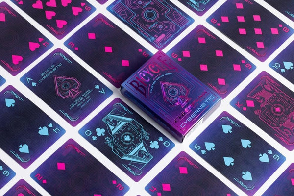 Bicycle Cyberpunk Premium Playing Cards, Poker Size Standard Index