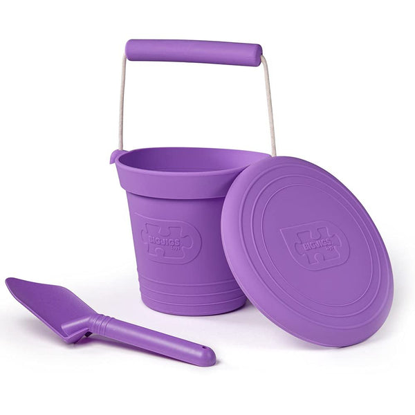 Bigjigs Toys Frisbee Flying Disc (Lavender Purple) - Silicone Frisbee for Kids, Quality Flying Saucers, Beach Toys & Garden Toys, Holiday Toys for Toddlers