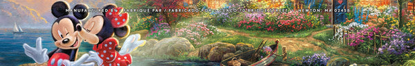 Ceaco - Thomas Kinkade - Disney Dreams Collection - Mickey and Minnie Sweetheart Cove - 2000 Piece Jigsaw Puzzle