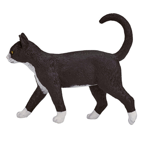MOJO Cat Black & White Toy Figure (387200)