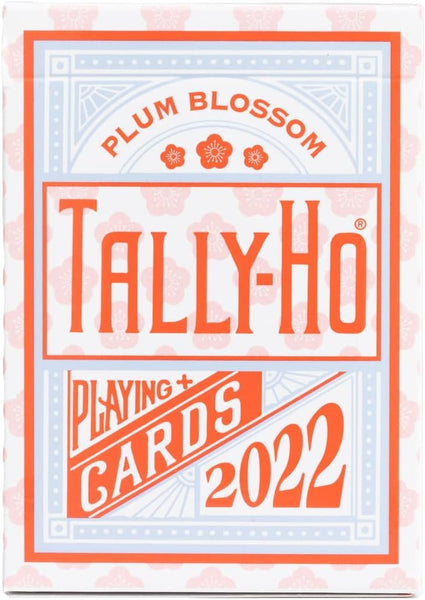 Tally-Ho Plum Blossom Flower Special Edition Playing Cards, 1 Deck, Red