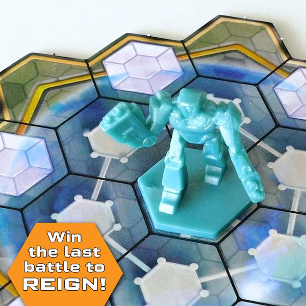 PlayMonster - Reign - The Final Battle Royale - Who Will be Left Standing? - Strategy Board Game, 2-4 Players Ages 8+