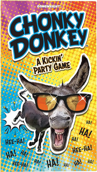 Gamewright - Chonky Donkey - A Kickin' Party Game, 3-8 Players Ages 12+