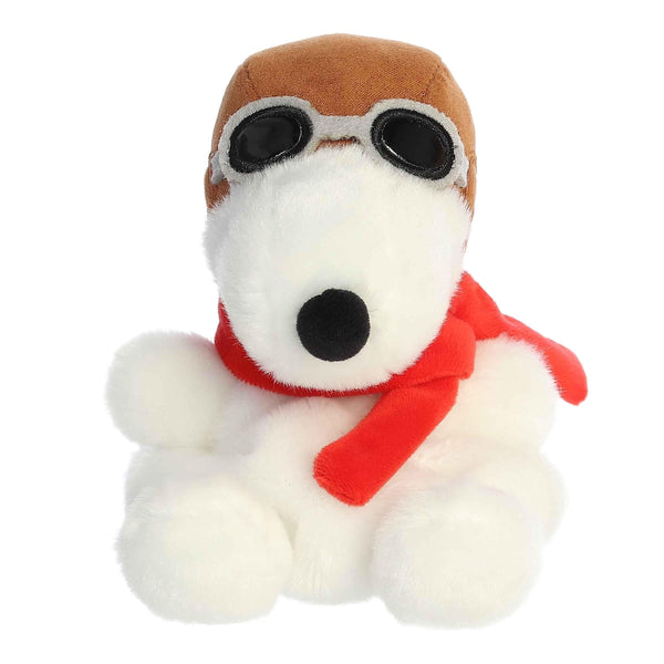 Aurora Peanuts Palm Pals 4 Piece Bundle, Snoopy, Kissing Bandit, Joe Cool and Flying Ace 5 inch