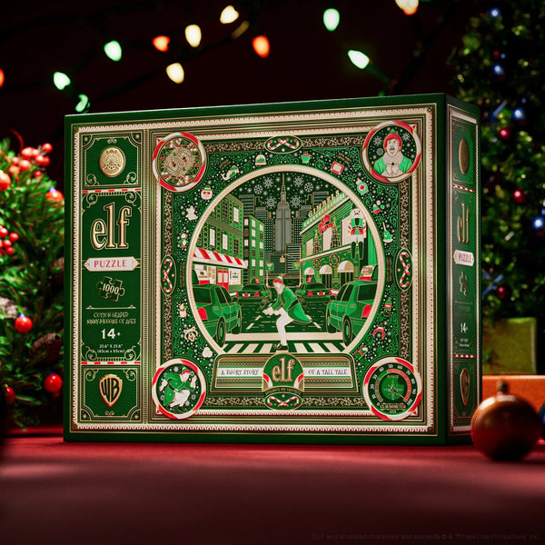 theory11 Elf Jigsaw Puzzle - A Short Story of a Tall Tale - Officially Licensed 1,000 Piece Intermediate Puzzle for Ages 14+