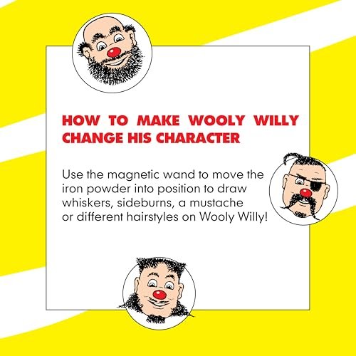 PlayMonster Original Wooly Willy - Magnetic Personalities, Ages 3+