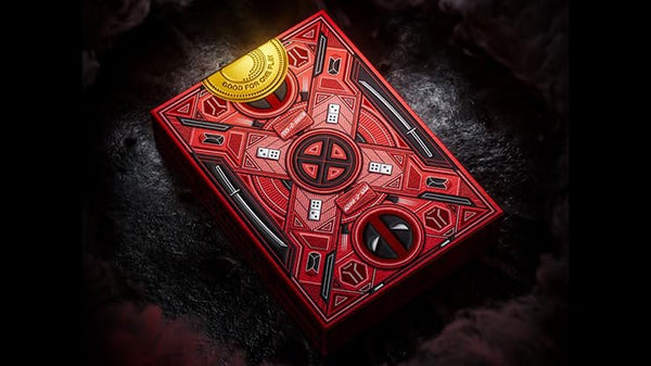 theory11 Deadpool Premium Playing Cards, Poker Size Standard Index