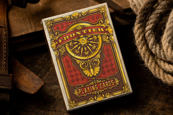 Kings Wild Project Frontier Playing Cards, Red Standard Edition, Poker Size Custom Index