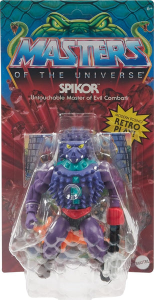 Masters of the Universe Origins Action Figure & Accessory, Spikor Figure with Articulation & Mini Comic Book, 5.5 inch