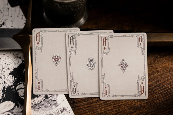 Kings Wild Project Frazetta Drawings Luxury Playing Cards - Standard Edition, Frank Frazetta Art Deck, Collectible, Poker Size, Custom Index & Silver Foil Finish