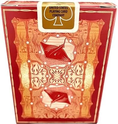 Gilded Bicycle Stingray (Orange) Playing Cards