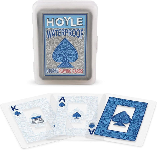 Hoyle Waterproof Clear Playing Cards (3- Pack)