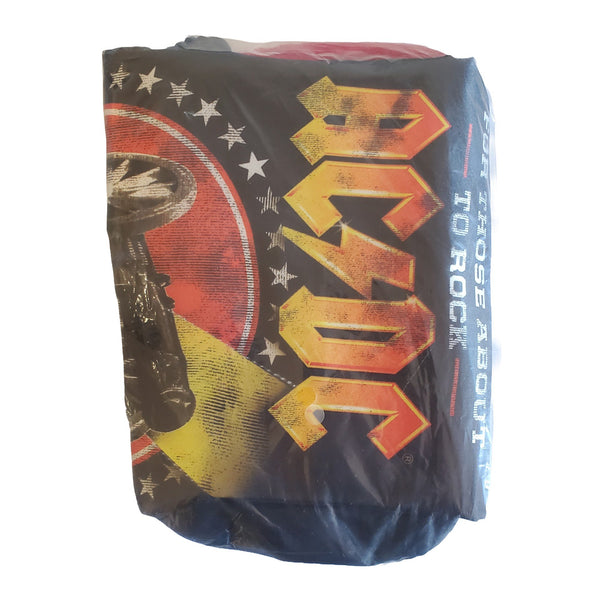 Kurt S. Adler AC/DC "For Those About To Rock" Christmas Stocking, Red and Black, 19 in.