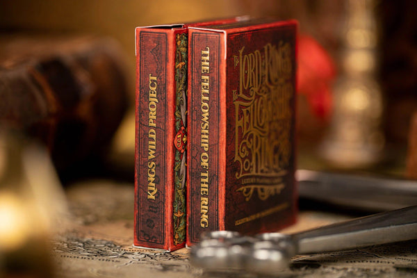Kings Wild Project The Lord of The Rings: The Fellowship of the Ring Luxury Playing Cards, Standard Edition, Poker Size Custom Index