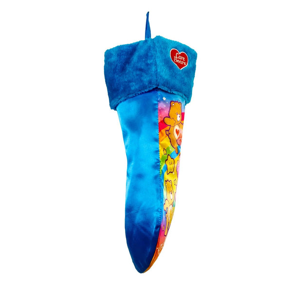 Kurt S. Adler Care Bears Character Care Bear Stare Christmas Stocking, Holiday Fireplace Decor, Collectible Stocking for Mantel or Wall