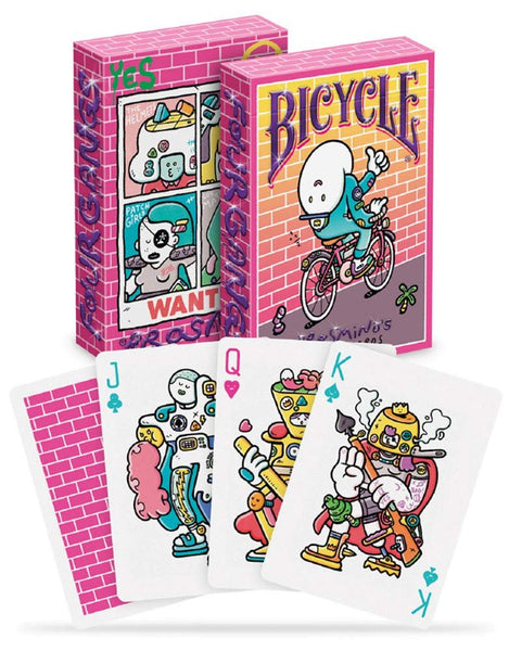 Bicycle Brosmind Four Gangs Playing Cards, Poker Size Custom Index