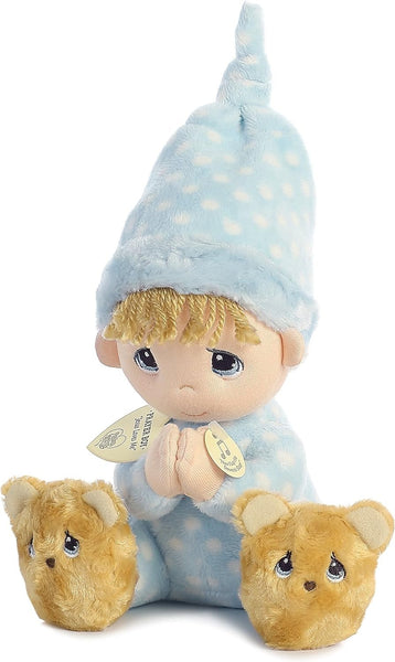 Aurora® Inspirational Precious Moments™ Precious Prayer Boy Stuffed Animal - Cherished Memories - Enduring Comfort - Blue 9.5 Inches