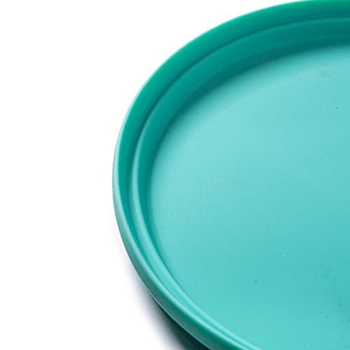 Bigjigs Toys Frisbee Flying Disc (Eggshell Green) - Silicone Frisbee for Kids, Quality Flying Saucers, Beach Toys & Garden Toys, Holiday Toys for Toddlers