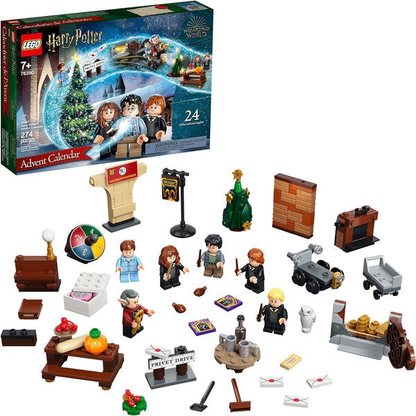 LEGO Harry Potter Advent Calendar 76390 for Kids; 24 Cool Harry Potter Toys Including 6 Minifigures; New 2021 (274 Pieces)