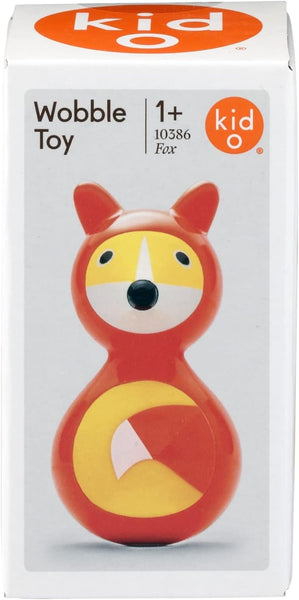 Kid O Wobbles Fox - Action Animal Toy Figure, Forest Theme, Multi-Colored Plastic, 12+ Months