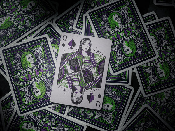 theory11 Beetlejuice Premium Playing Cards, Poker Size Standard Index