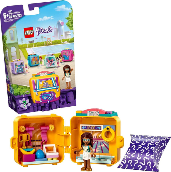 LEGO Friends Andrea's Swimming Cube 41671 Building Kit Set; Includes a Pet Toy for Kids in a Random Color; Swimming Toy Sparks Hours of Imaginative Play for Creative Kids; New 2021 (59 Pieces)