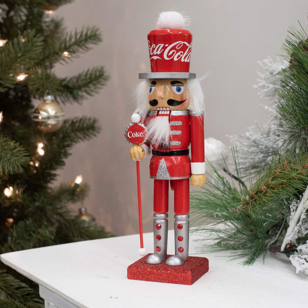Coca-Cola Kurt S. Adler 10-Inch Wooden Nutcracker, Multicolor (CC6202)