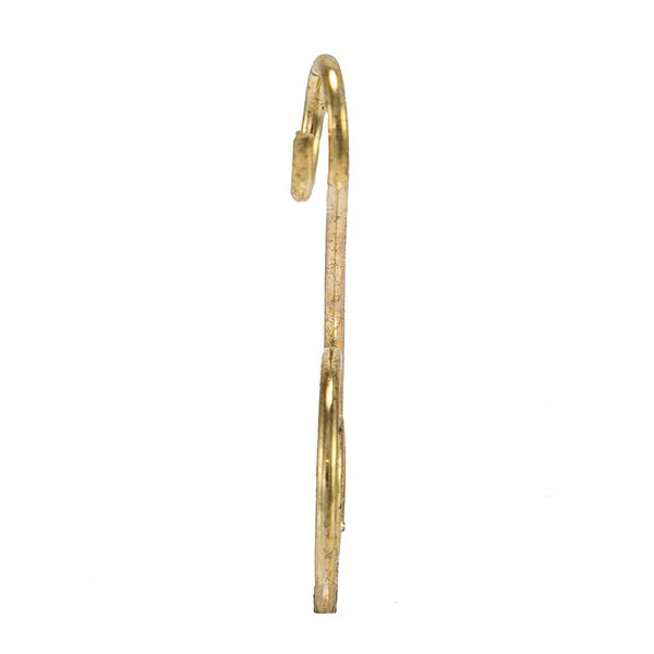 Kurt S. Adler Gold Wire Ornament Hooks, 50-Piece Set - 1.25″ Swirl Design Holiday Tree Hangers for Christmas Ornaments