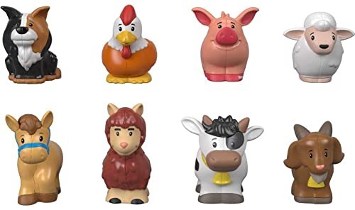 Fisher-Price Little People Caring for Animals Farm Playset with Smart Stages Learning Content for Toddlers and Preschool Kids with Fisher, Ages 1-5